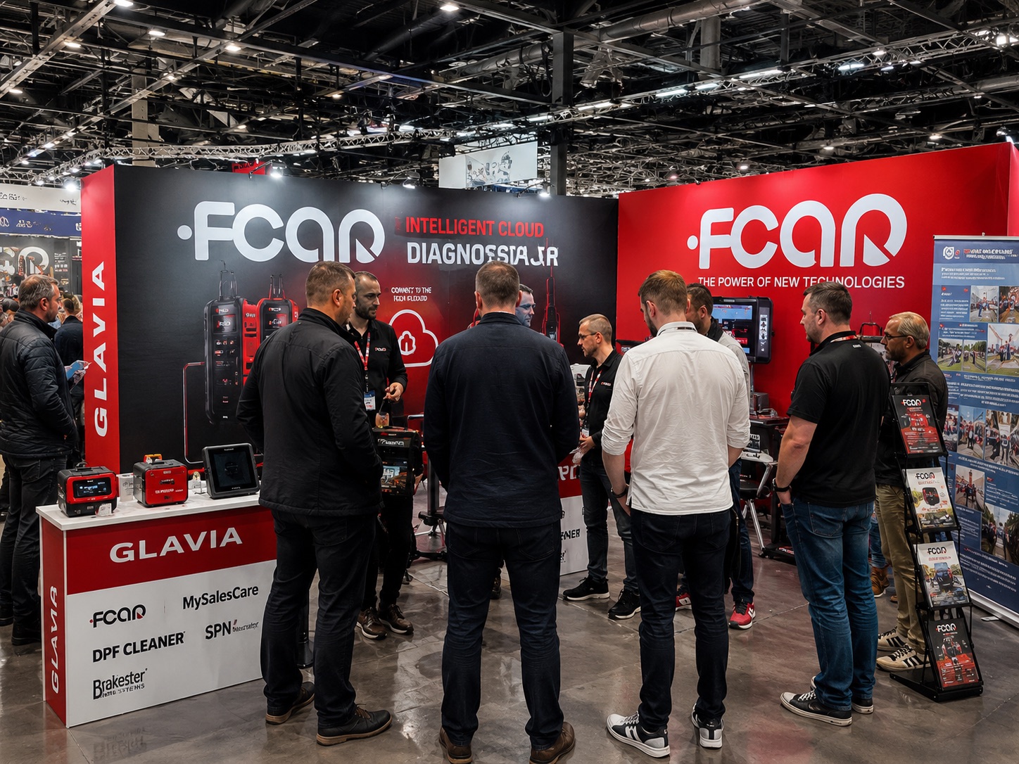 FCAR team supporting a trade show